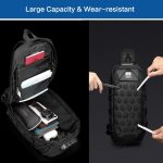 OZUKO Sling Backpack USB Anti-Theft Men'S Chest Bag Casual Shoulder Bag - Image 4